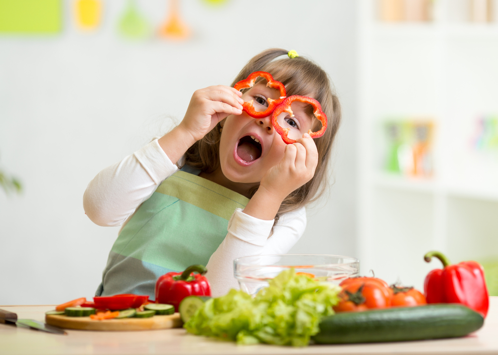 trucos para que los niños coman verduras